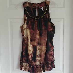 Silky dress tank